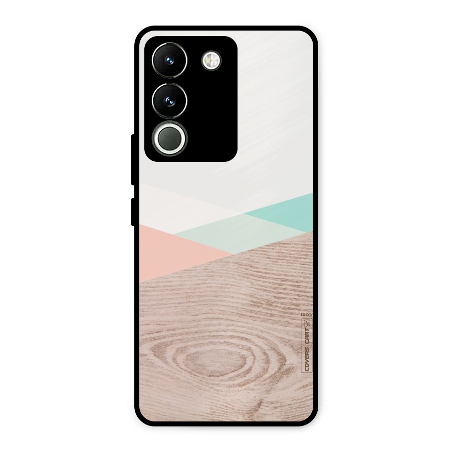 Wooden Fusion Metal Back Case for Vivo Y200