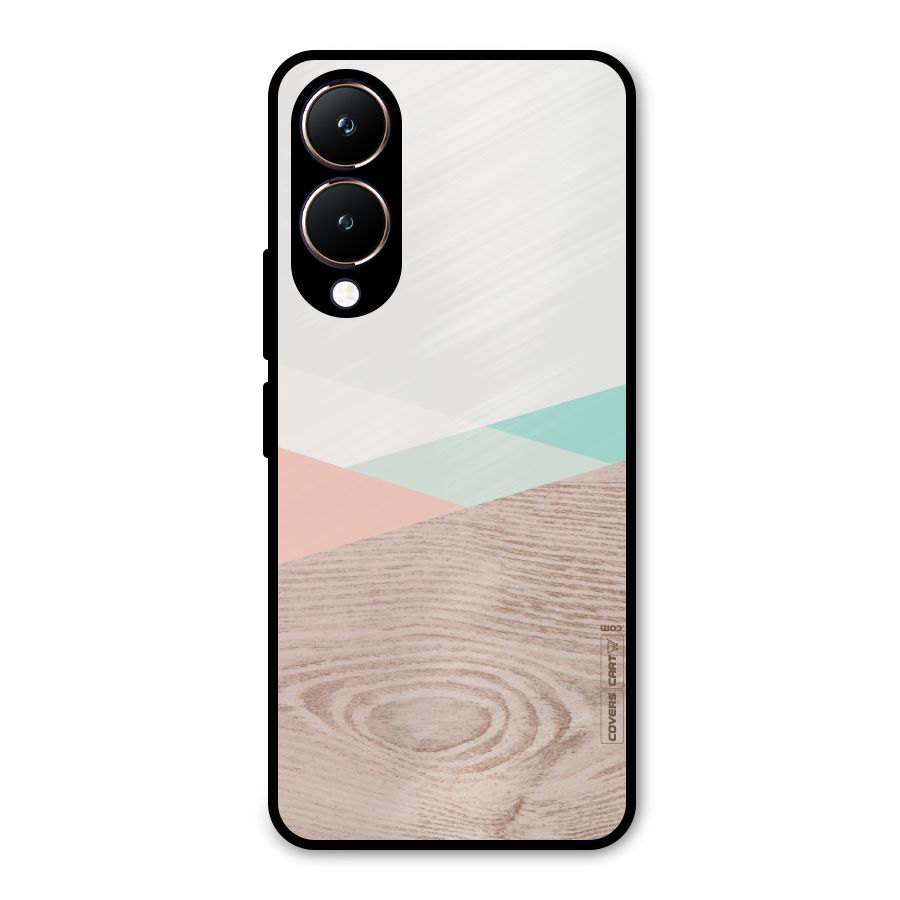 Wooden Fusion Metal Back Case for Vivo Y28