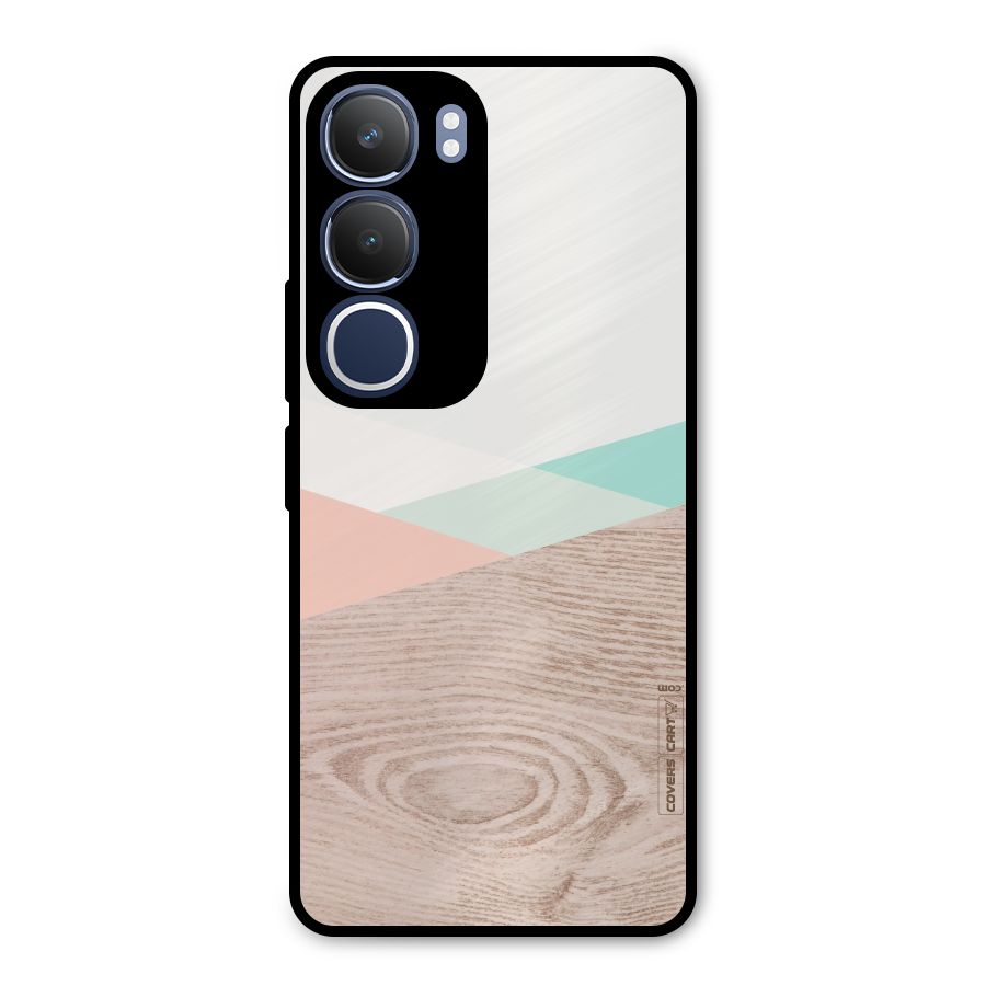Wooden Fusion Metal Back Case for Vivo Y29