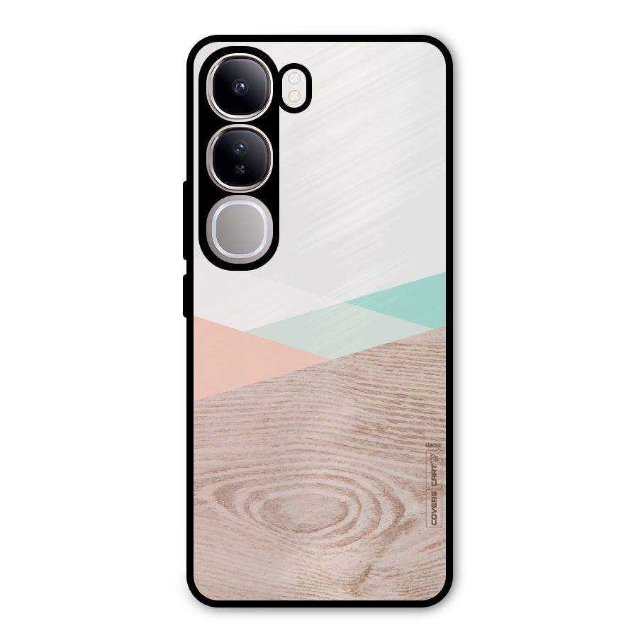 Wooden Fusion Metal Back Case for Vivo Y300