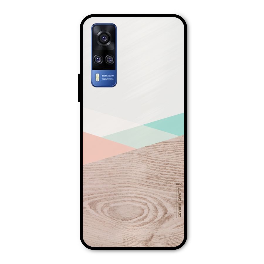 Wooden Fusion Metal Back Case for Vivo Y31