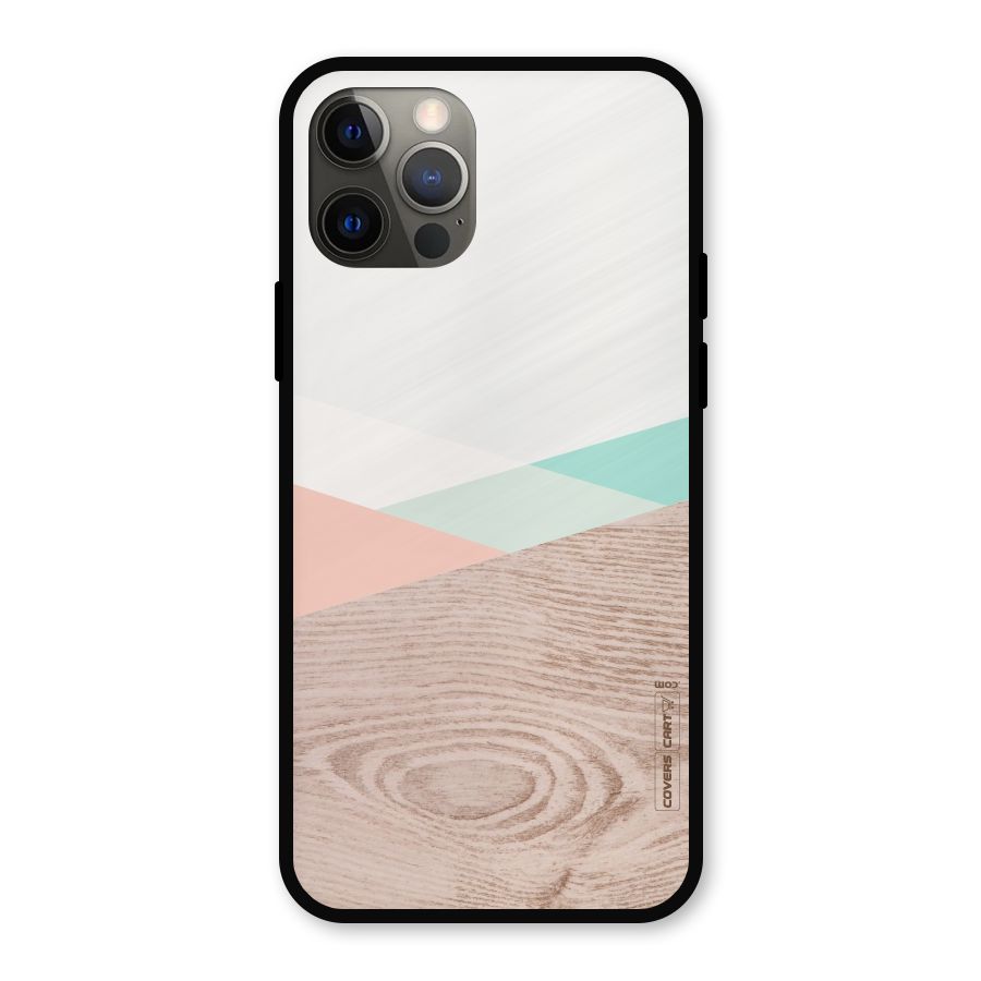 Wooden Fusion Metal Back Case for iPhone 12 Pro