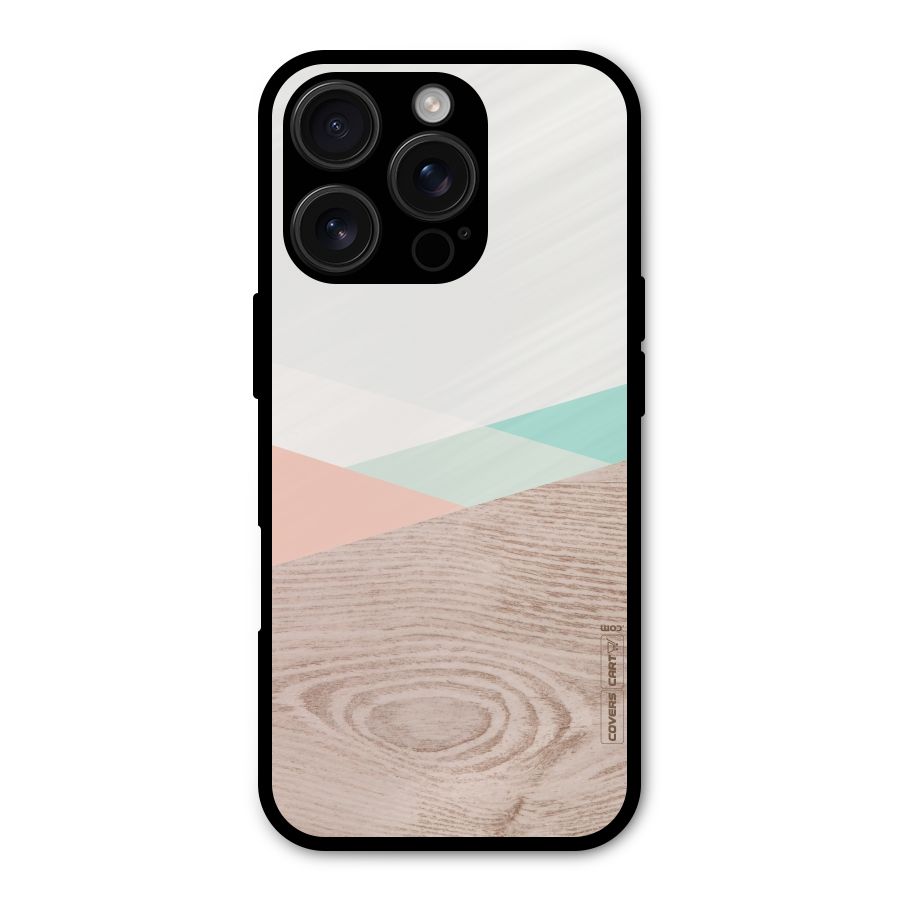 Wooden Fusion Metal Back Case for iPhone 16 Pro