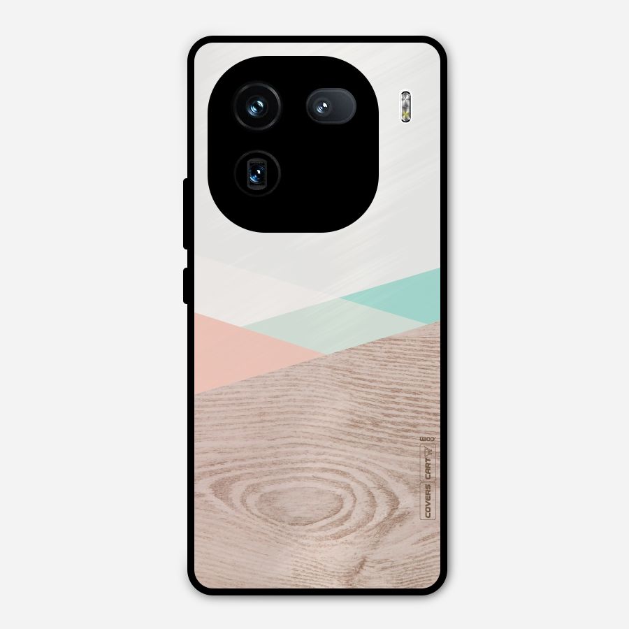 Wooden Fusion Metal Back Case for iQOO 12