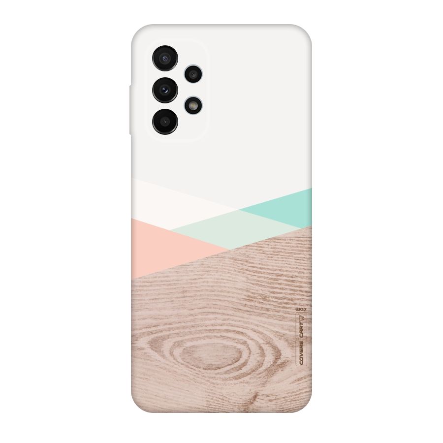 Wooden Fusion Original Polycarbonate Back Case for Galaxy A23
