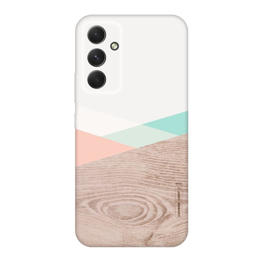 Wooden Fusion Original Polycarbonate Back Case for Galaxy A54