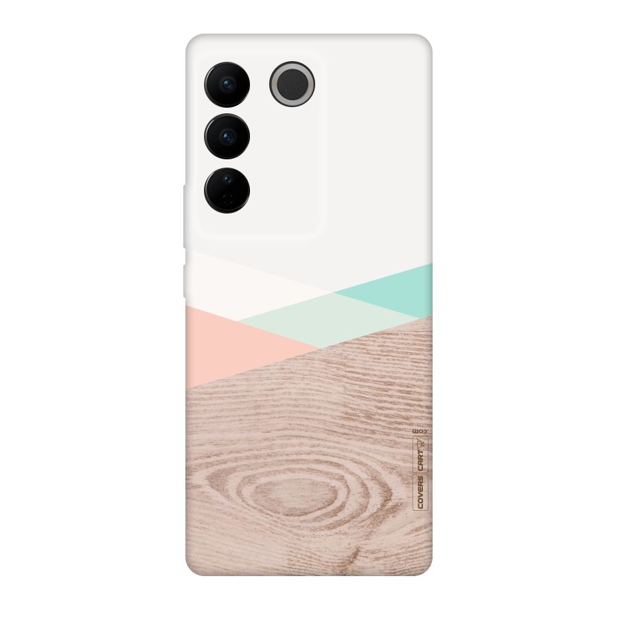Wooden Fusion Original Polycarbonate Back Case for Vivo V27