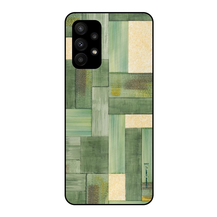 Wooden Green Texture Metal Back Case for Galaxy A23