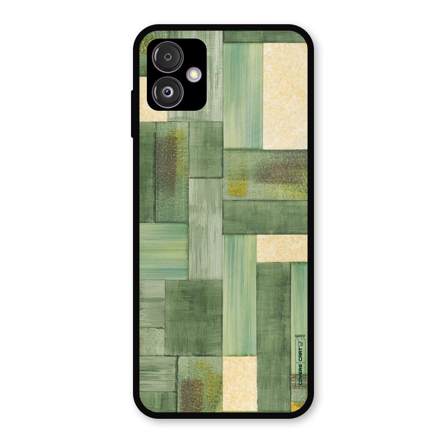 Wooden Green Texture Metal Back Case for Galaxy F14