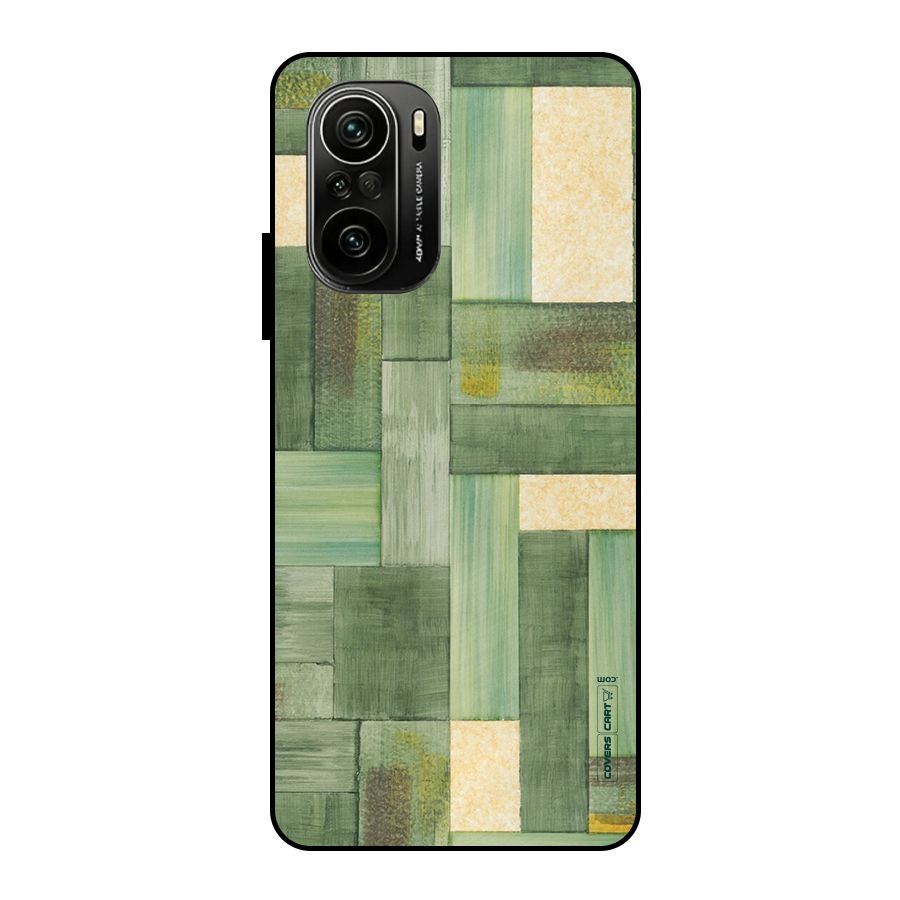 Wooden Green Texture Metal Back Case for Mi 11x