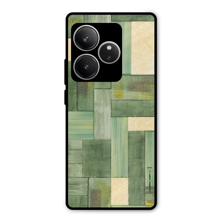 Wooden Green Texture Metal Back Case for Realme GT 6