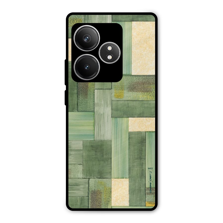 Wooden Green Texture Metal Back Case for Realme GT 6T