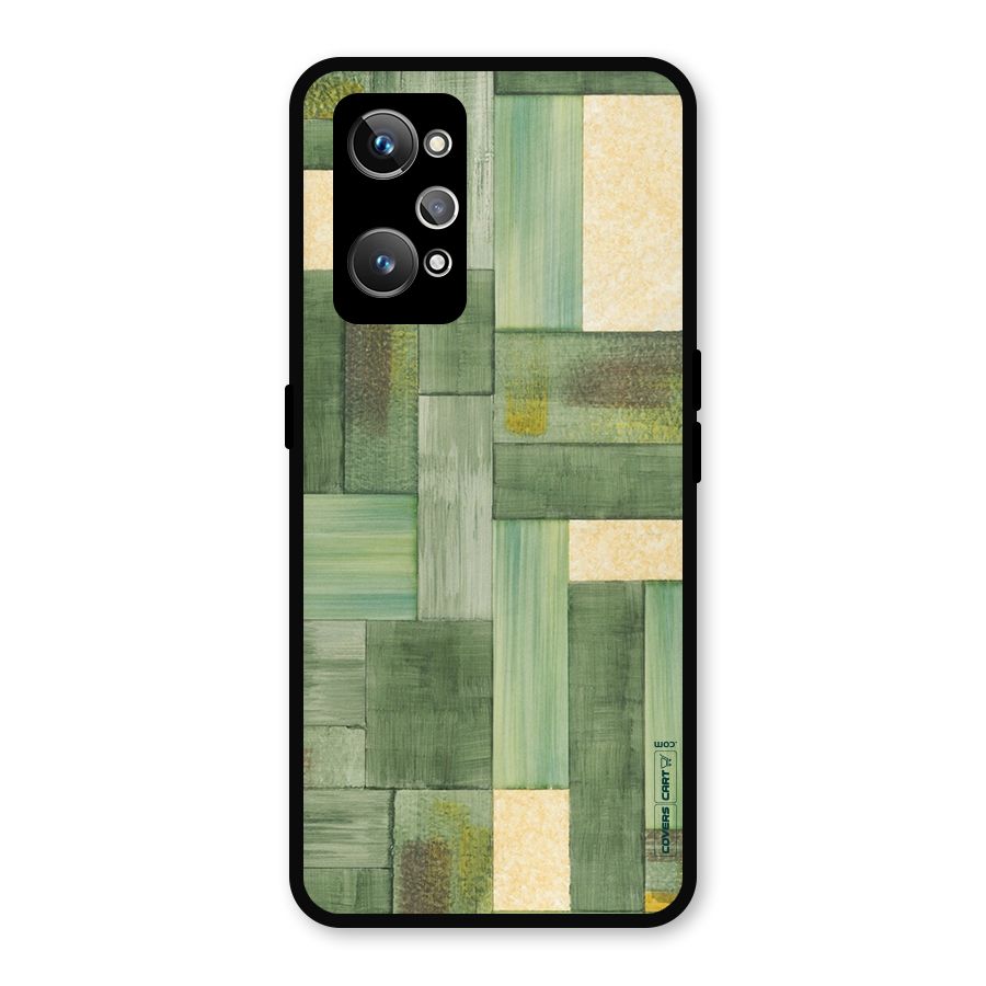 Wooden Green Texture Metal Back Case for Realme GT Neo 3T