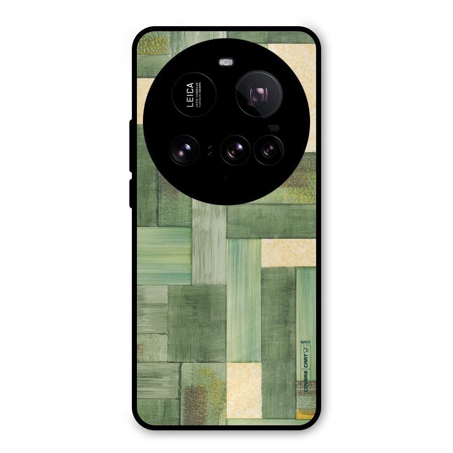 Wooden Green Texture Metal Back Case for Xiaomi 15 Ultra