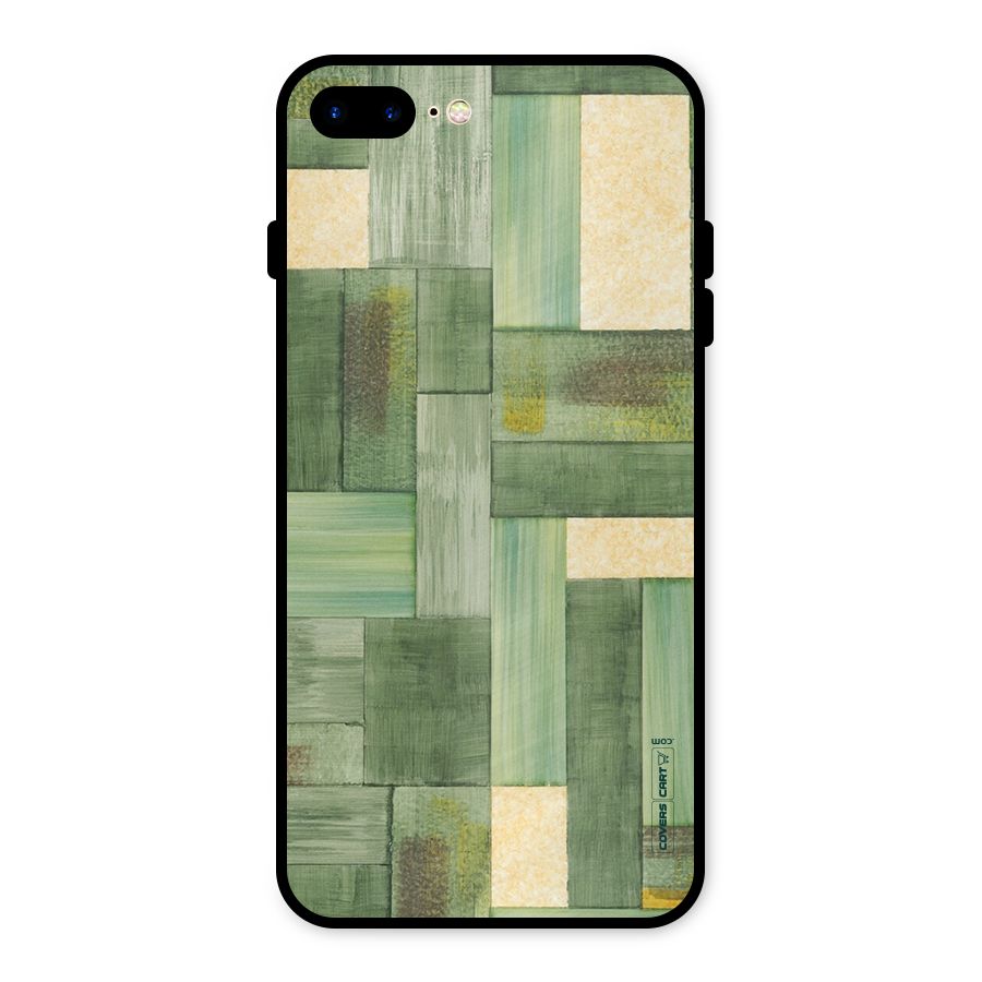 Wooden Green Texture Metal Back Case for iPhone 7 Plus