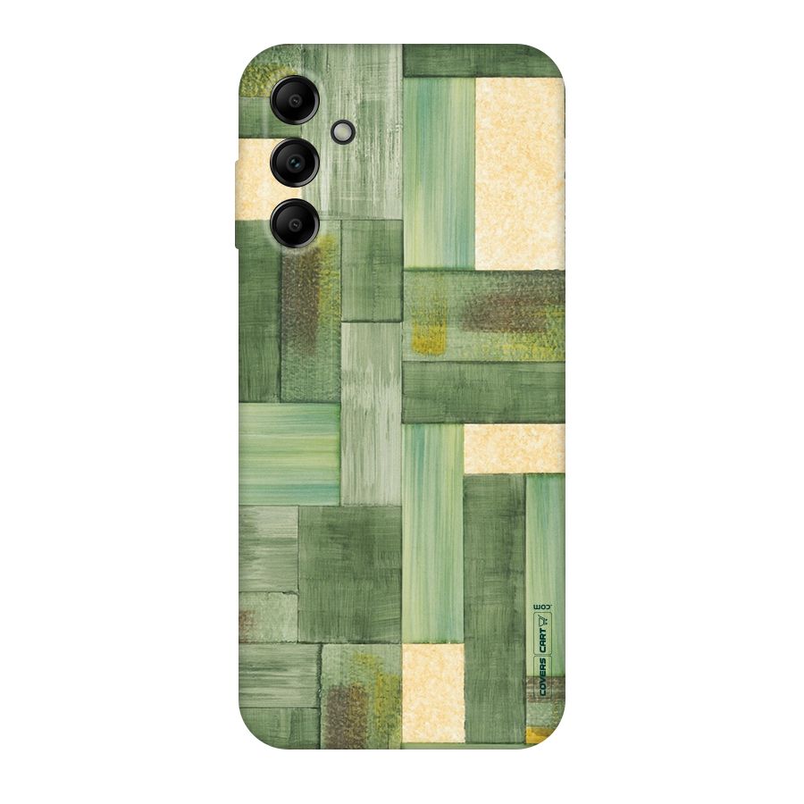Wooden Green Texture Original Polycarbonate Back Case for Galaxy A14 5G