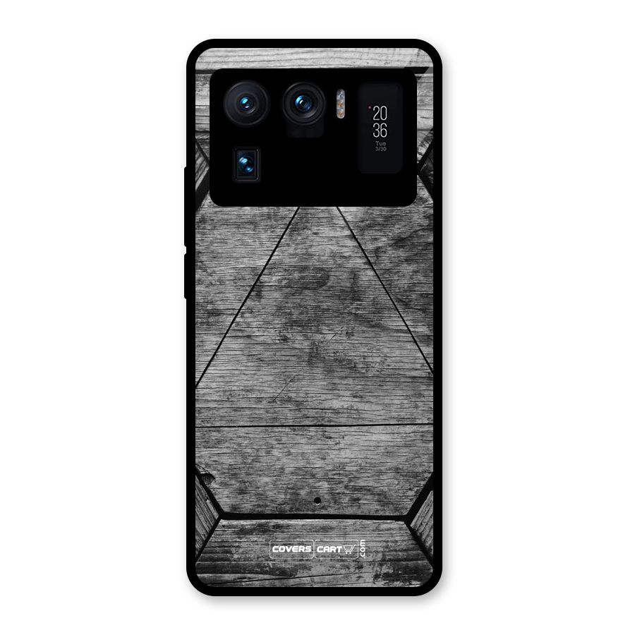 Wooden Hexagon Glass Back Case for Mi 11 Ultra