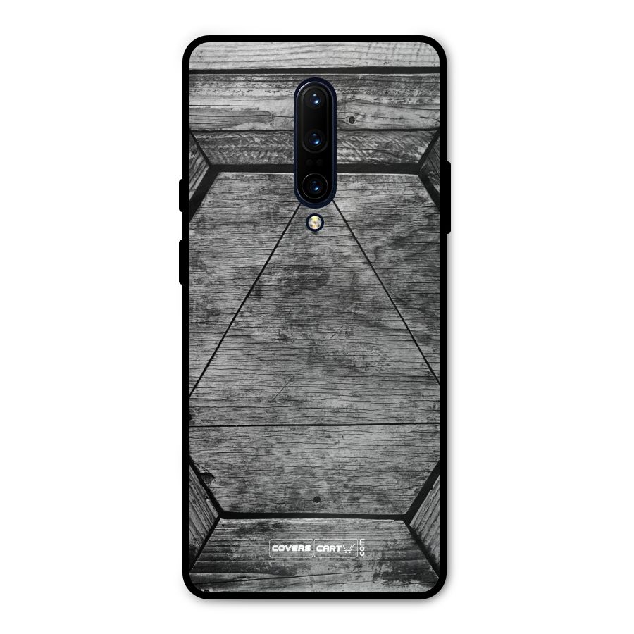 Wooden Hexagon Metal Back Case for OnePlus 7 Pro