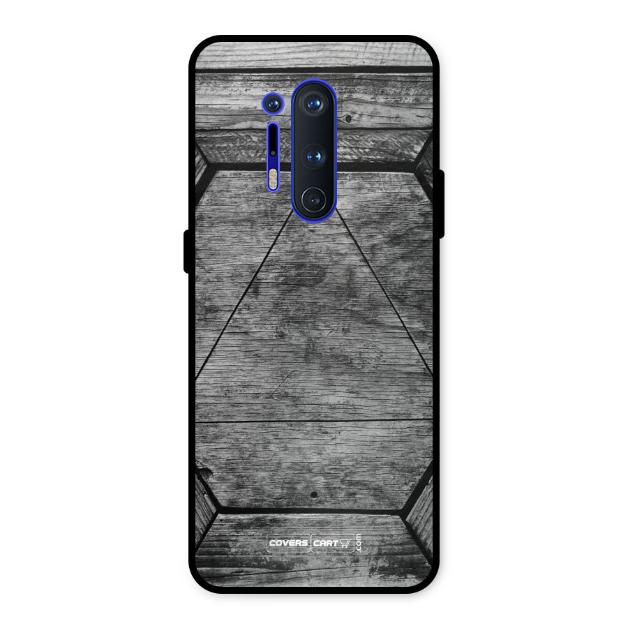 Wooden Hexagon Metal Back Case for OnePlus 8 Pro
