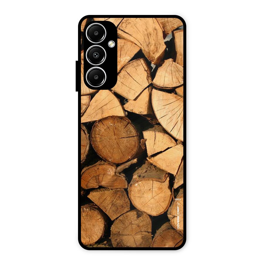 Wooden Logs Metal Back Case for Galaxy A05s