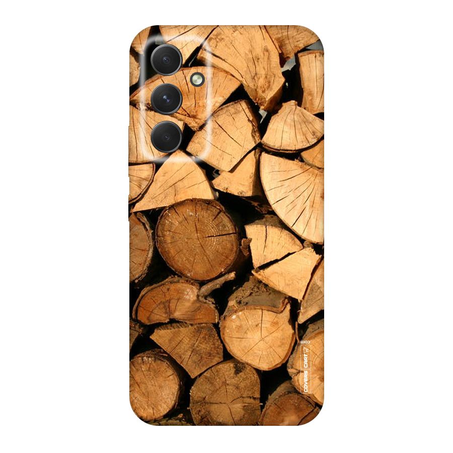 Wooden Logs Original Polycarbonate Back Case for Galaxy A54