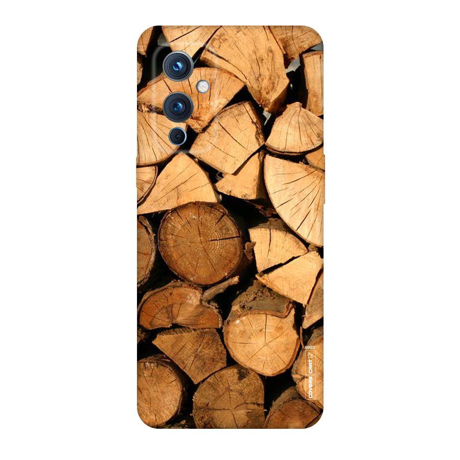 Wooden Logs Original Polycarbonate Back Case for OnePlus 9