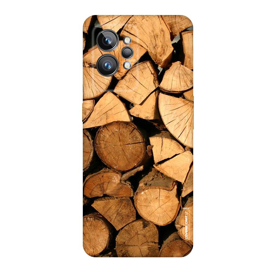 Wooden Logs Original Polycarbonate Back Case for Realme GT2 Pro
