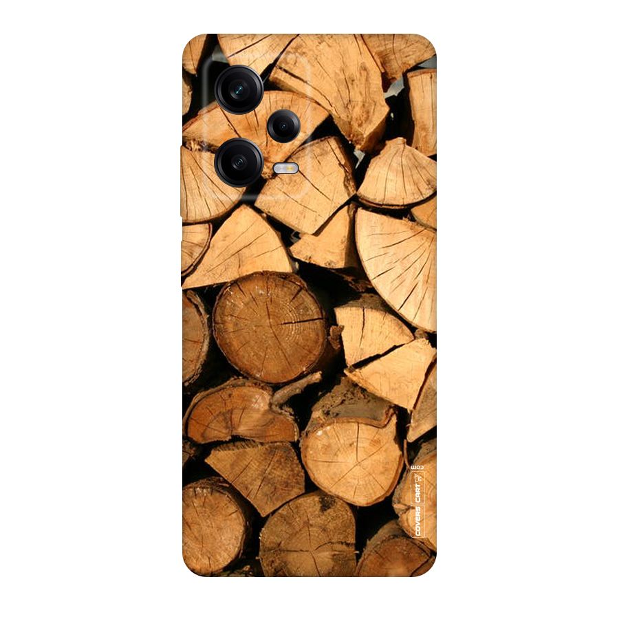 Wooden Logs Original Polycarbonate Back Case for Redmi Note 12 Pro
