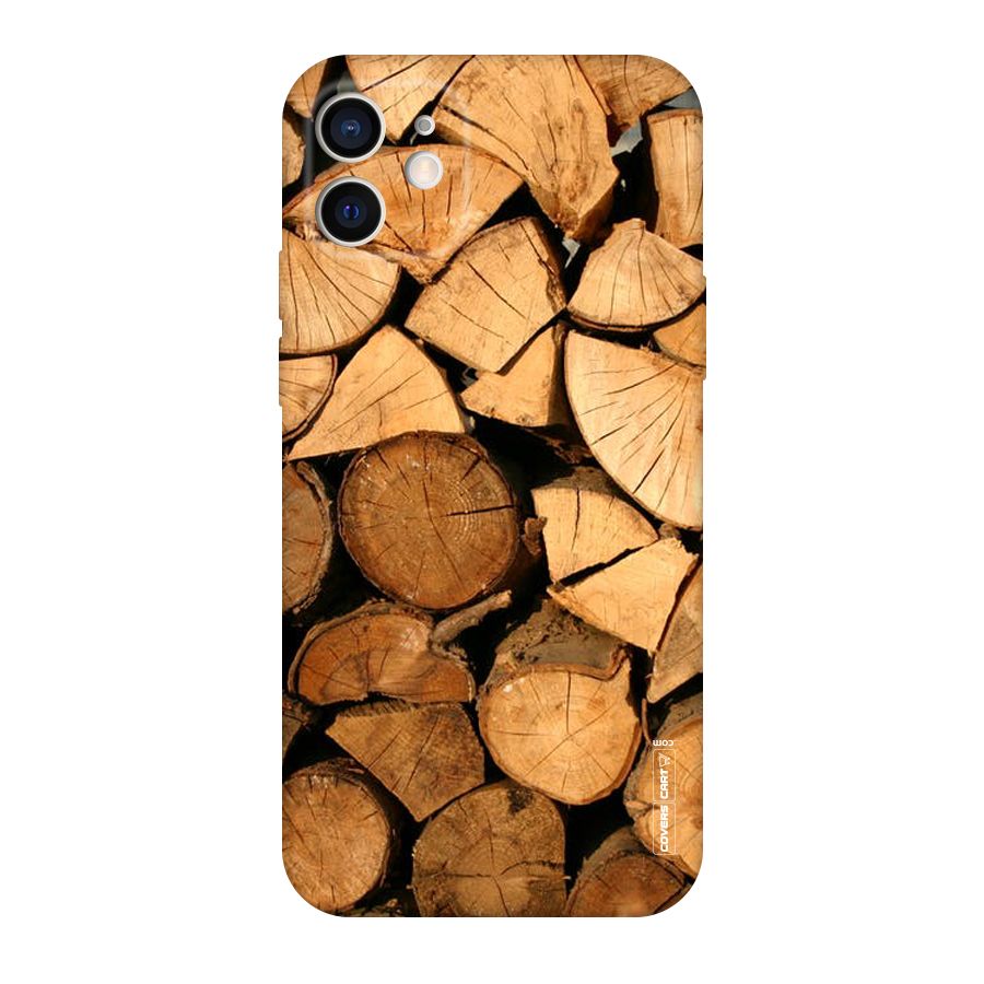 Wooden Logs Original Polycarbonate Back Case for iPhone 12