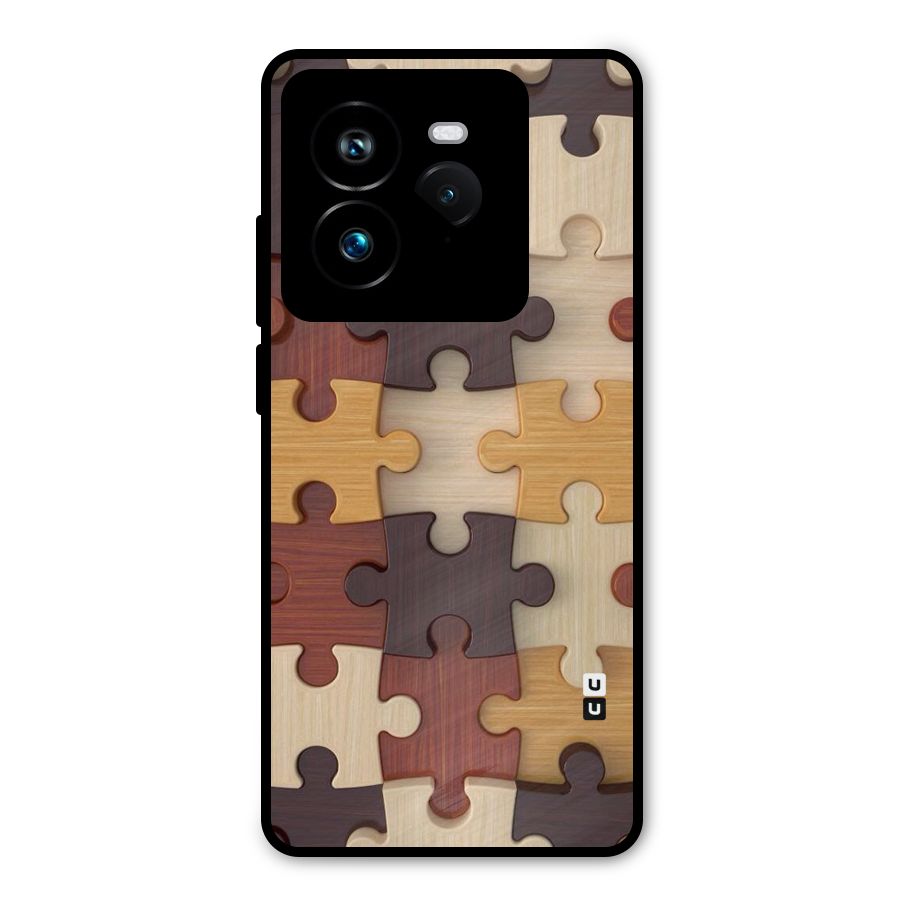 Wooden Puzzle (Printed) Metal Back Case for Realme GT 7 Pro
