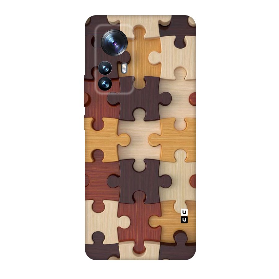 Wooden Puzzle (Printed) Original Polycarbonate Back Case for Xiaomi 12 Pro