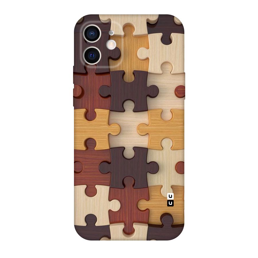 Wooden Puzzle (Printed) Original Polycarbonate Back Case for iPhone 12