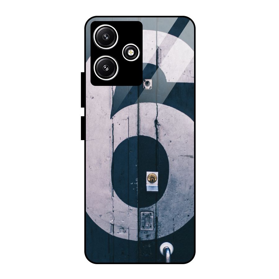 Wooden Six Glass Back Case for Redmi 12 5G