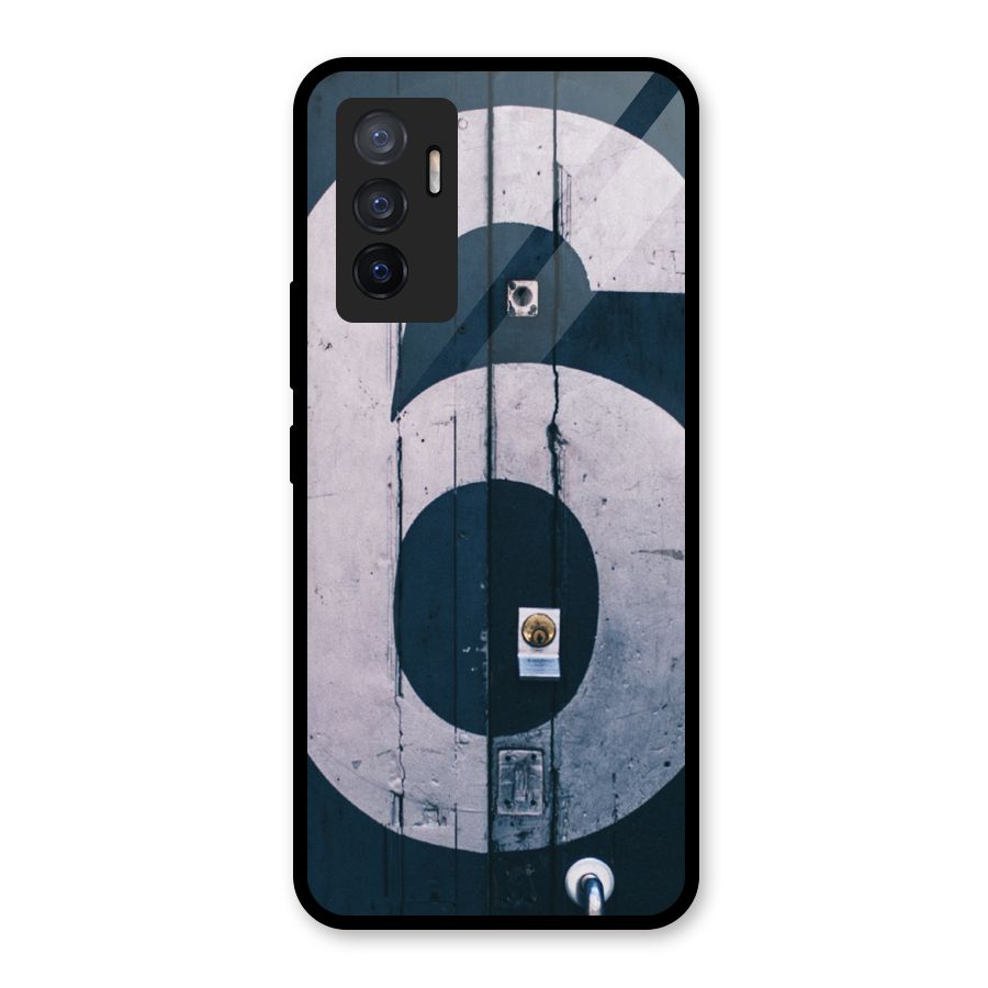Wooden Six Glass Back Case for Vivo V23e