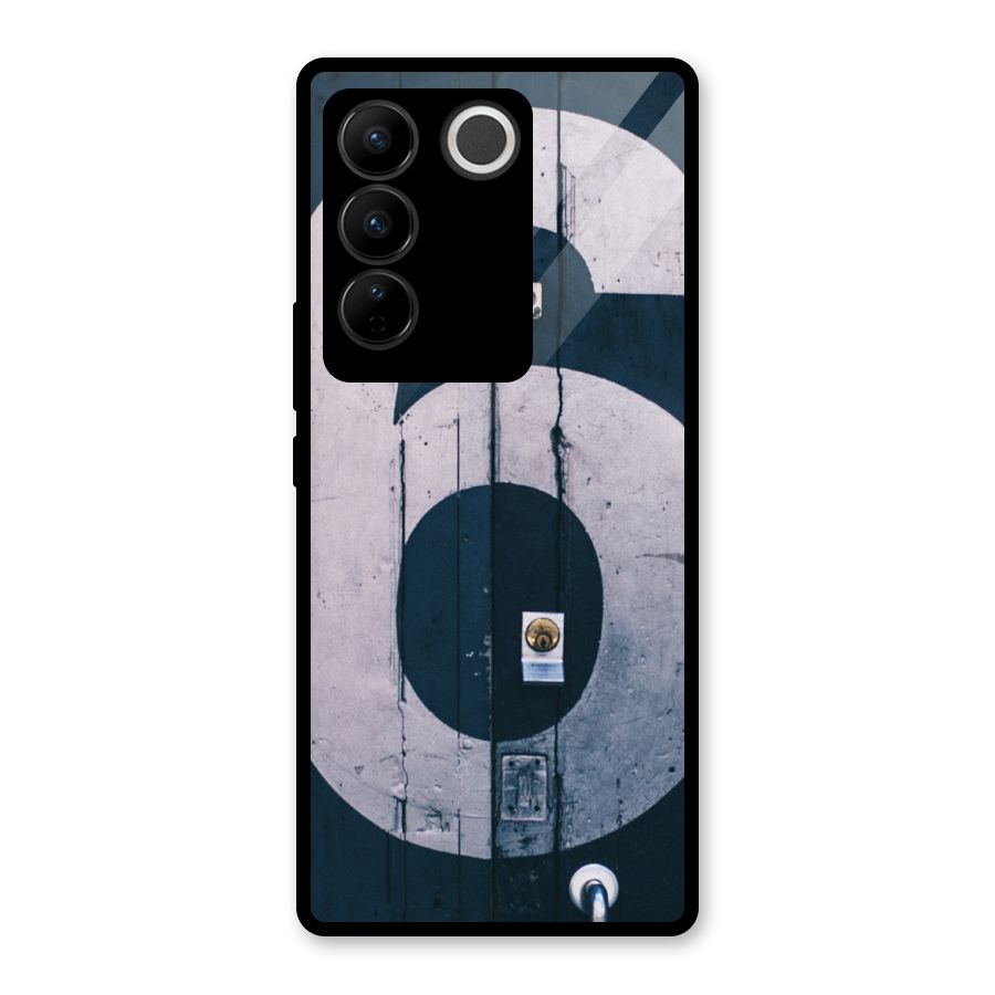 Wooden Six Glass Back Case for Vivo V27