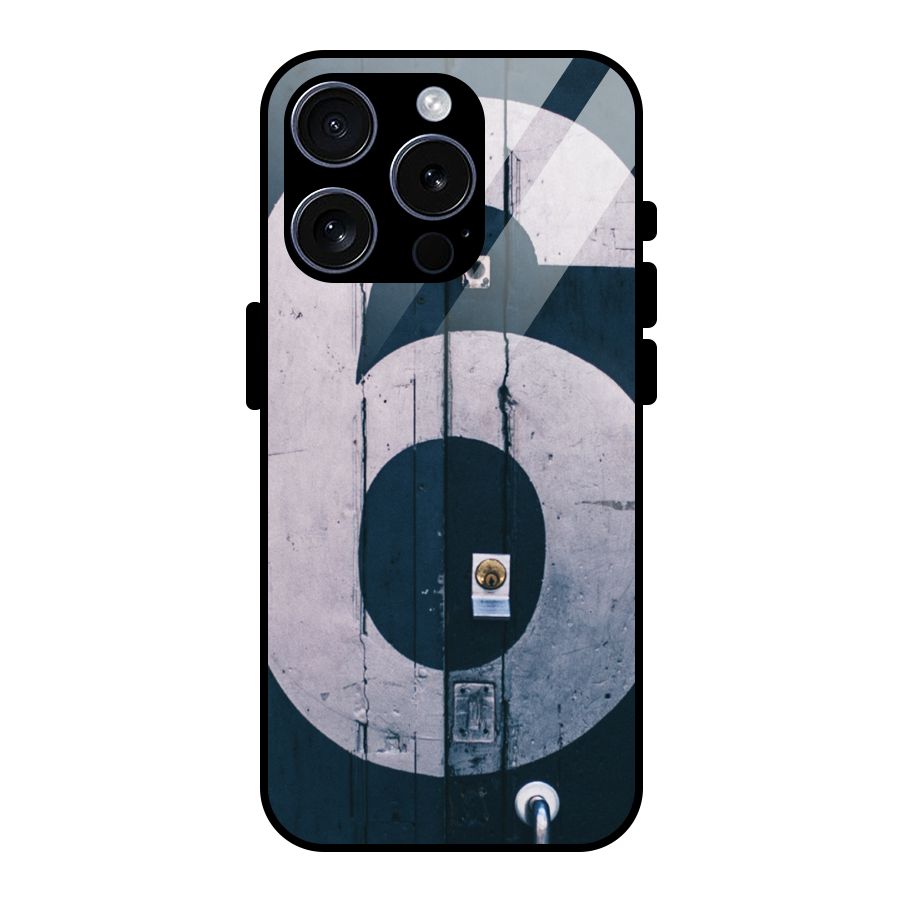 Wooden Six Glass Back Case for iPhone 15 Pro