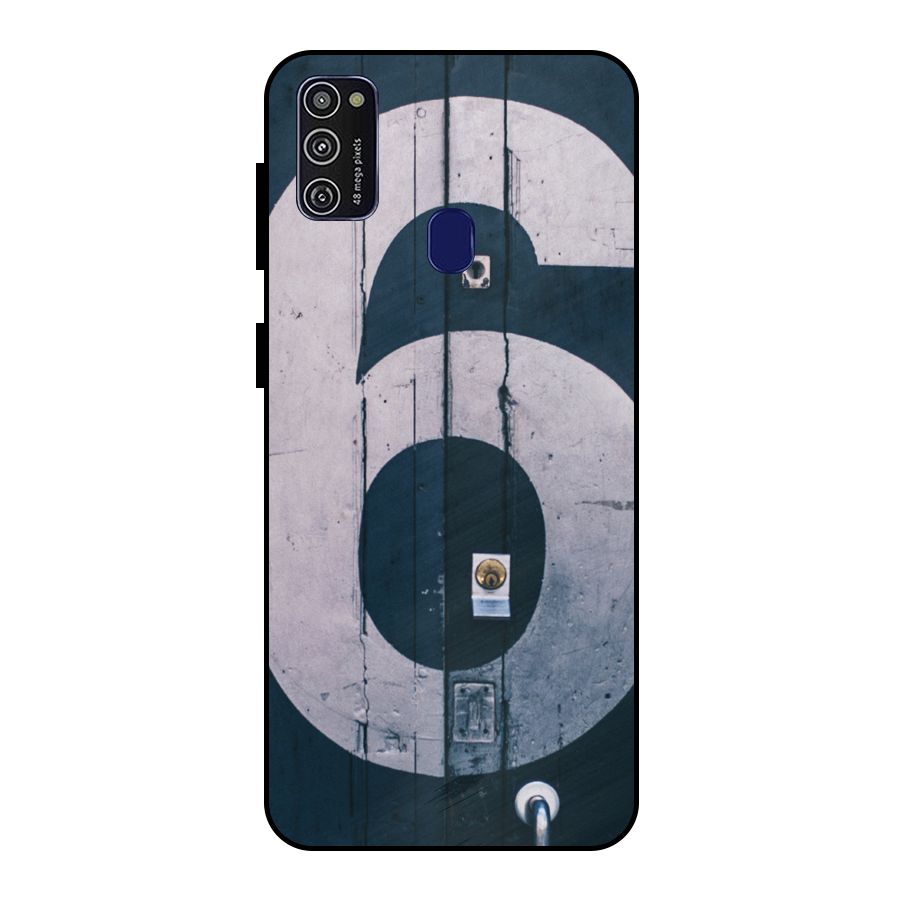 Wooden Six Metal Back Case for Galaxy M30s
