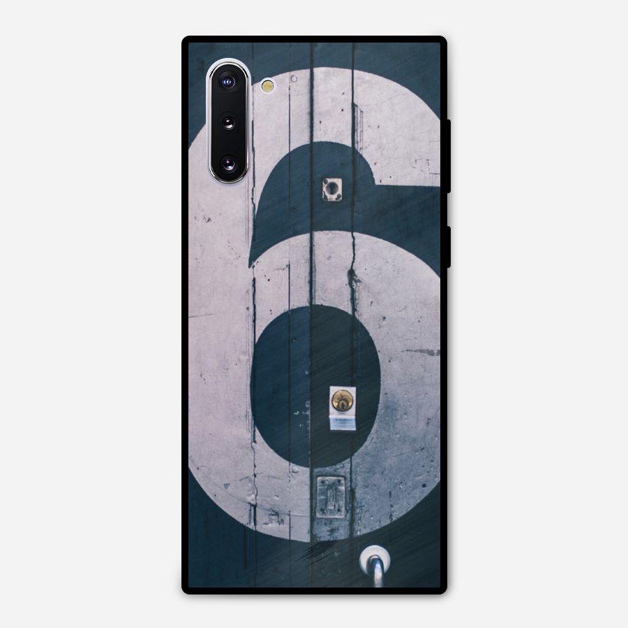 Wooden Six Metal Back Case for Galaxy Note 10