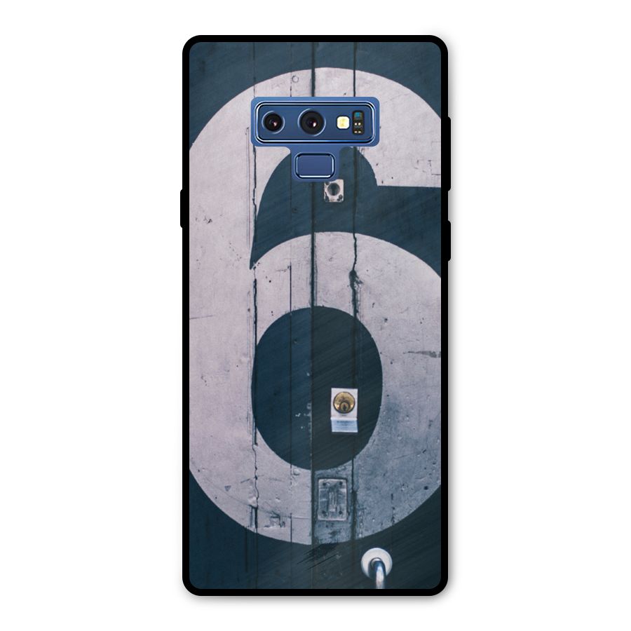 Wooden Six Metal Back Case for Galaxy Note 9