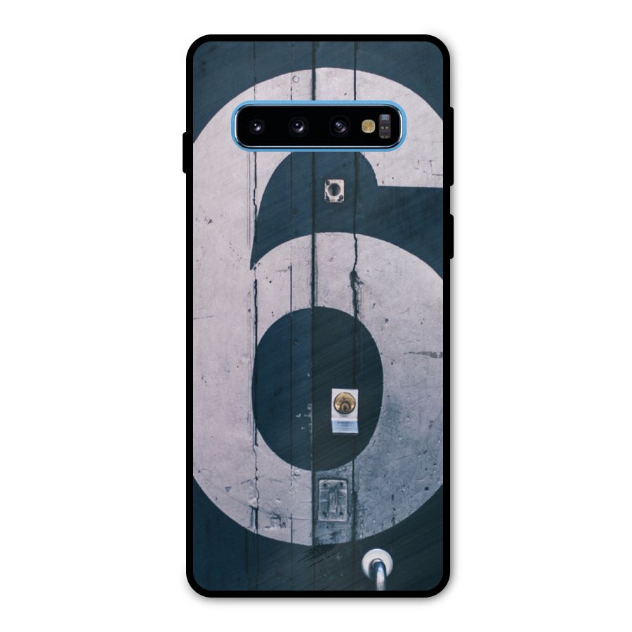 Wooden Six Metal Back Case for Galaxy S10
