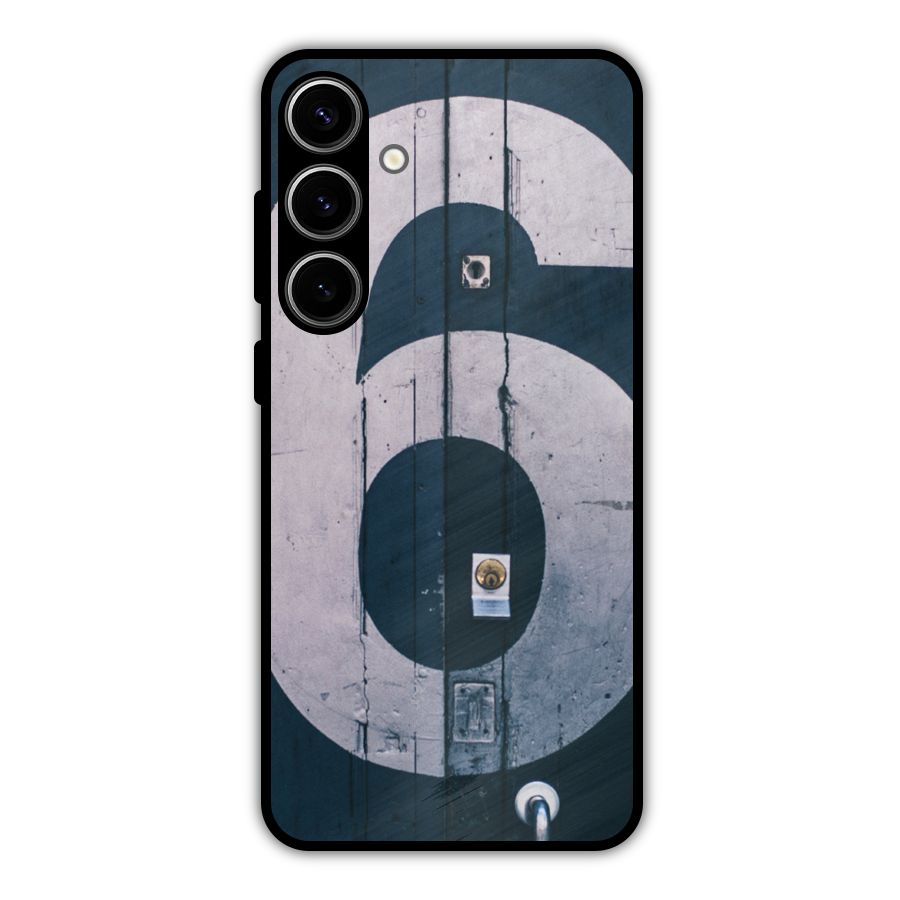 Wooden Six Metal Back Case for Galaxy S24 Plus