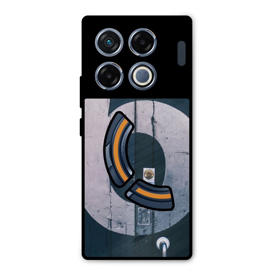 Wooden Six Metal Back Case for Infinix GT 20 Pro