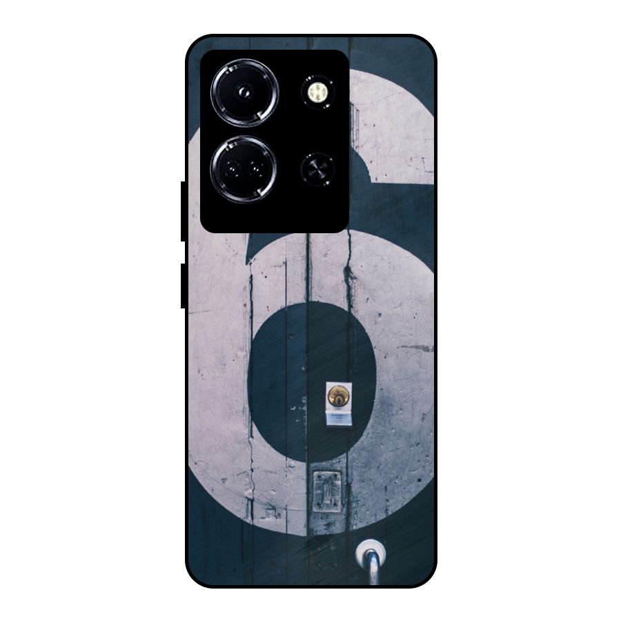 Wooden Six Metal Back Case for Infinix Note 30 5G