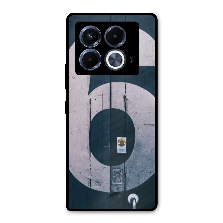 Wooden Six Metal Back Case for Infinix Note 40 5G
