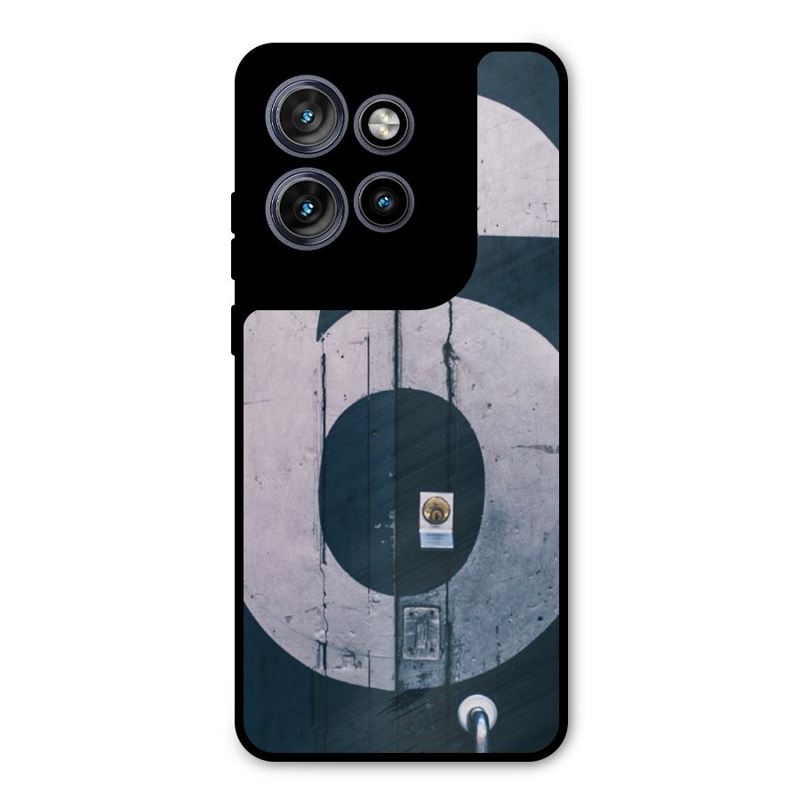 Wooden Six Metal Back Case for Motorola Edge 50 Neo