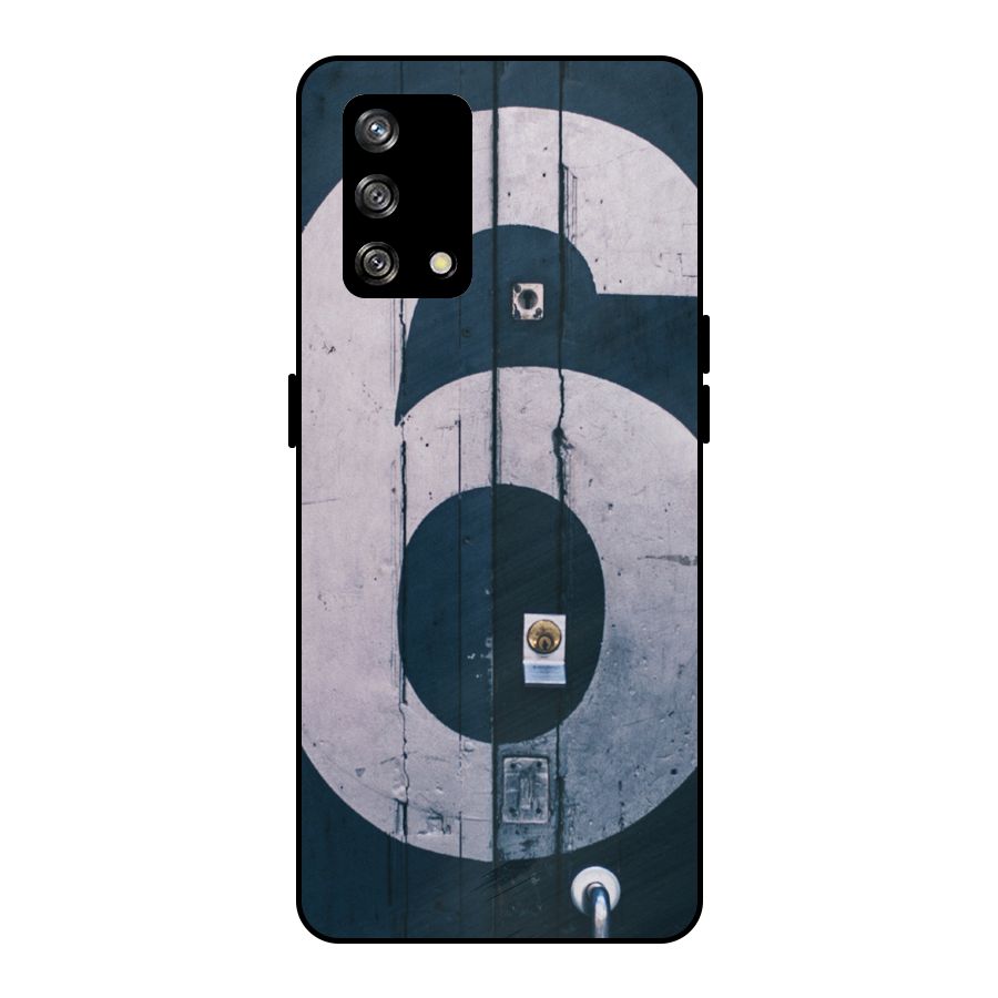 Wooden Six Metal Back Case for Oppo F19