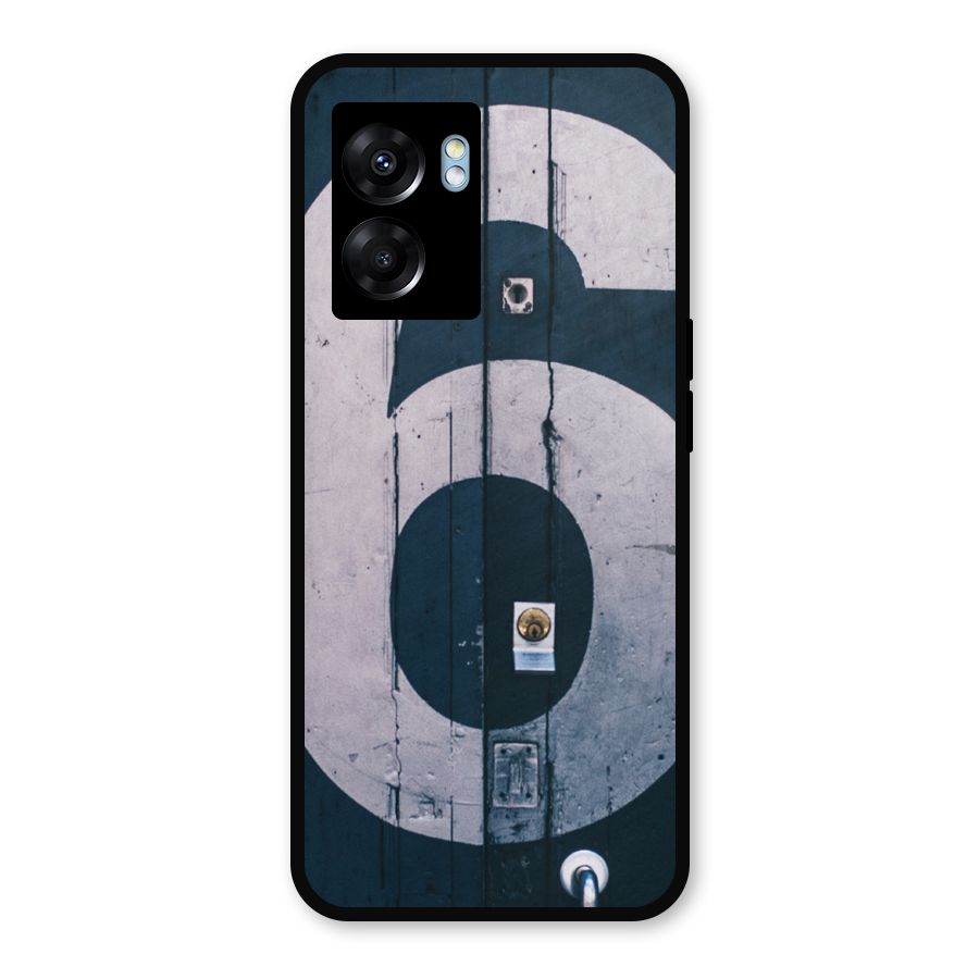 Wooden Six Metal Back Case for Oppo K10 (5G)