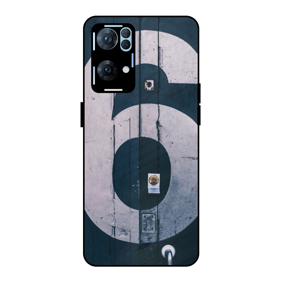 Wooden Six Metal Back Case for Oppo Reno7 Pro 5G