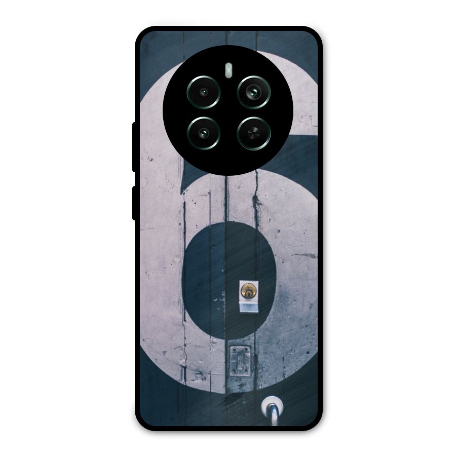 Wooden Six Metal Back Case for Realme 12 Pro Plus