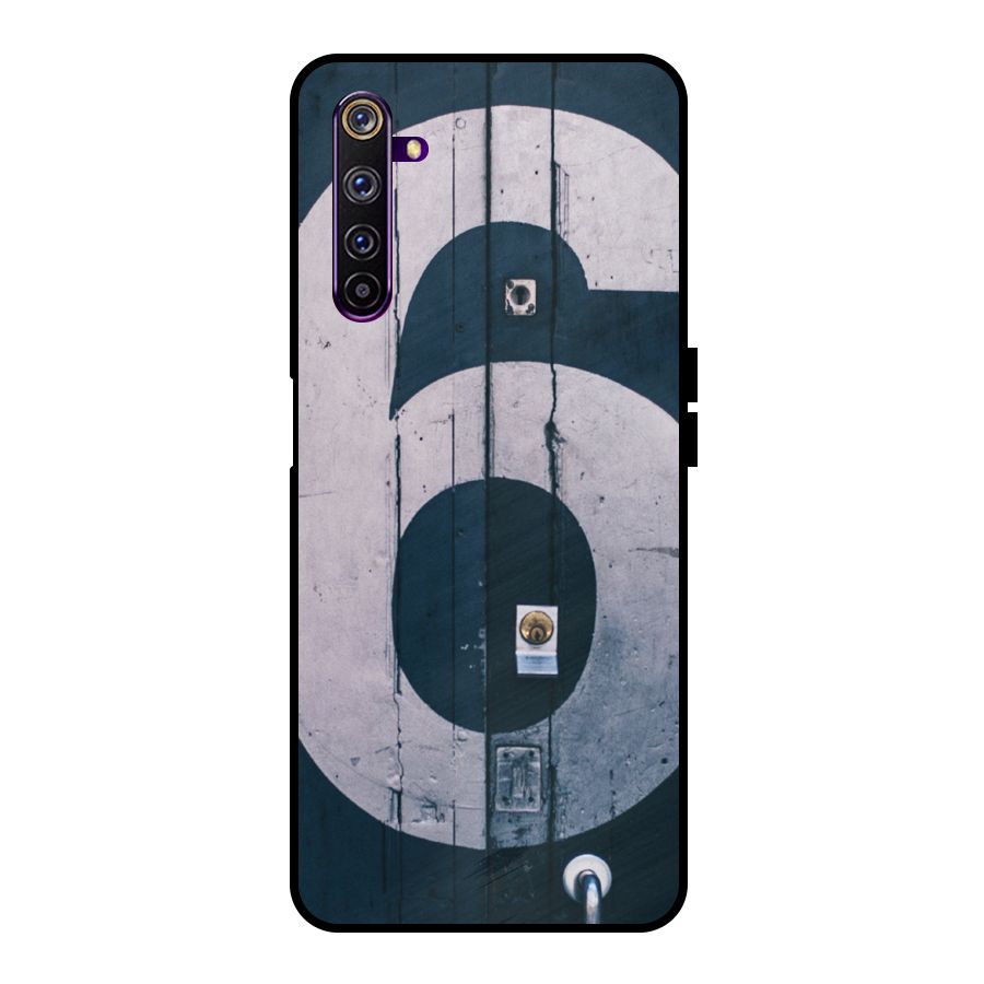 Wooden Six Metal Back Case for Realme 6 Pro